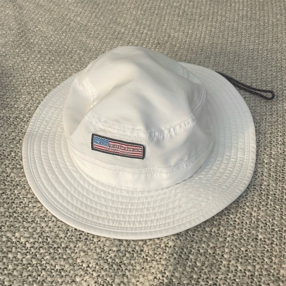 Vineyard Vines American Flag Patch Hat